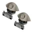Qty (2) Push Button Drawer Cupboard Door Catch Lock Boat RV Cabinet Latch Knob