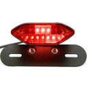 Universal Motorcycle Bike LED Stop Brake License Plate Rear Tail Light Smoke   Z