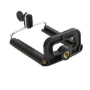 360 Rotatable Camera Tripod Photo Live Video Bracket w/ Phone Clip (Black)