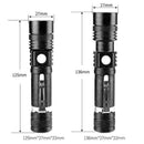 Rechargeable USB Ultra-Bright T6 LED Torch with Beam Focusing Flashlight us N0A1