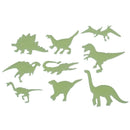 Fun Glow in the Dark Set of 9s Plastic Shape Ceilings Walls Stickers
