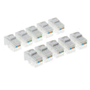 10 pack Cat3 RJ11 RJ12 Keystone Jack Telephone/Phone Line Tool Less Insert 8P4C