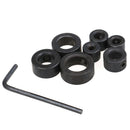 7x 3-12mm Woodworking drill bit depth stop collars positioner drill locator s ^