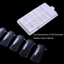 Extension Gel Kits Nail Art French Tip Crystal UV Gel Slice Brush (Set 2) A