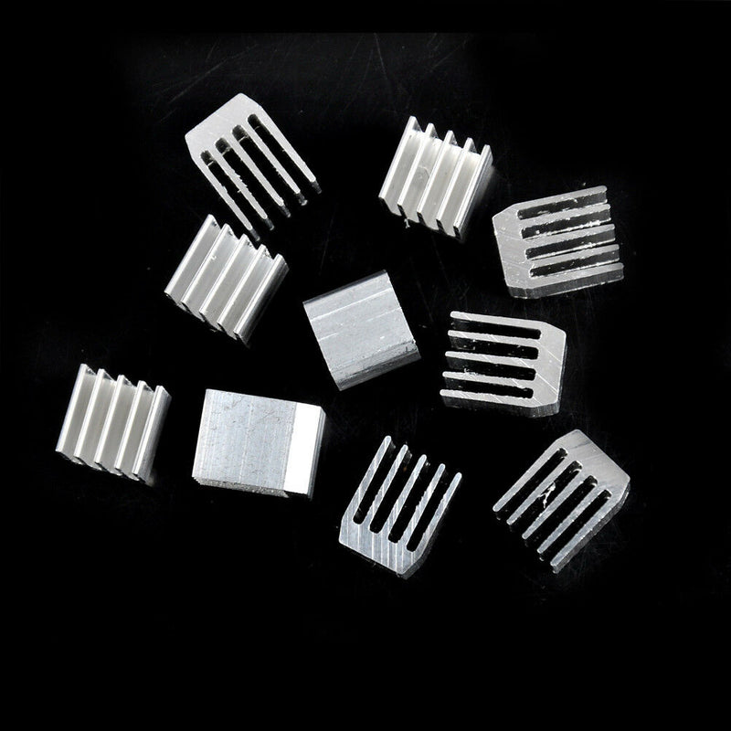 10pcs Aluminum Cooling 9x9x12MM Heat Sink RAM Radiator Heatsink Cooler  B Nw