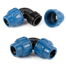 25 mm CONNECTING ELBOW / ELBOW 90 degree CONNECTION a COMPRESSION, TUBULAR  W2Q7