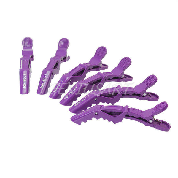 6 pcs Sectioning Clip Hairdressing Styling Hair Tool Crocodile Salon Supply