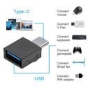 New USB 3.1 type-c otg adapter to usb3.0 connection mouse adapter Black