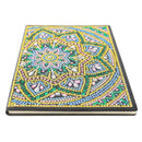 DIY Mandala Special Shaped Diamond Painting 50 Pages Sketchbook A5 Notebook