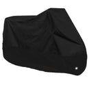 Waterproof Motorcycle Cover Motorbike Breathable Vented Black Rain Large XL