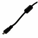 Black USB 2.0 A to 8-Pin Mini B Cable w/ Ferrite - 1.5M / 59 Inches for Nik