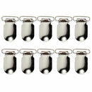 10 pcs Useful Pacifier Suspender Clips Webbing Dummy Strap Holder Craft Hook