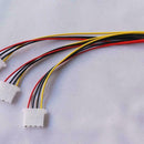 4 Pin IDE 1-to-3 Molex IDE Power Supply Y Splitter Z4X2 Exentsion HOT Cable Q8Y0