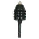 0.3-8mm 1/4 inch Keyless Drill Chuck Screwdriver Impact Driver Adaptor Hex