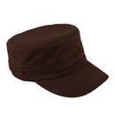 Beanie Baseball Field Cap Fashion Unisex Flat Top Hat Cadet Patrol Bush Hat Y8Z7