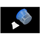 Translucent Plastic Non - Spill Paint and Water Pots with Lids and Stoppers M3E8