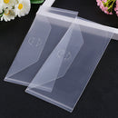 24x10cm 10pcs Transparent Mould Stamp Storage Bags Seal Cutting Die Holder