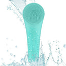 Silicone Facial Cleansing Brush - Electric Sonic Face Scrubber Massager Wit
