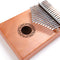 17-Key Thumb Finger Piano African Sanza Mbira Mahogany Wood Kalimba (Moire) A#S
