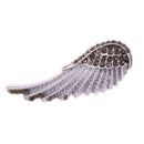 2Pcs Crystal Rhinesotne Large Angel Wing Pendant Lady Necklace Chain Gifts