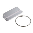 Aluminum alloy address label luggage trailer luggage tag name tag with meta L3W1
