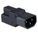 C14 to Nema 5-15R PDU PSU USP Power Adapter IEC male to US Female Pl3C
