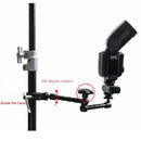 11" Magic Arm + Super Clamp Claw Clip for LED light Camera DSLR Rig LCD Monitor