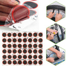 48pcs Rubber Patches Bicycle Motor Puncture Tube Inner Tire Tyre Bike Kit Repair