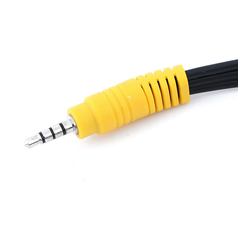 1Pc 3.5mm mini aux male stereo to 3 RCA female audio video AV adapter cableB TE