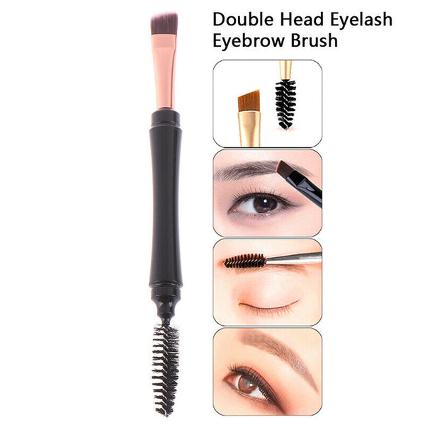 Beauty Makeup Eyebrow Brush Eyelash Double-Ended Brushes Eyebrow Comb Make J  Gw