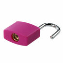 23mm Rectangle Cabinet Drawer Mini Lock Padlock Fuchsia w 2 Keys