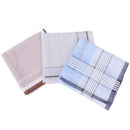 12X Men's handkerchiefs Men's handkerchiefs fabric 100% cotton size 38*38 _