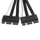 30cm PCI-E SATA Express 18pin Male to Express 18pin Male Data Raid Cable