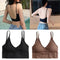 2 Pcs Ladies Comfortable Bra Without Wire, Padded Bustier Bralette Bra Top,