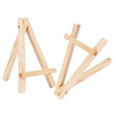 12x20CM Natural Wooden Easel Frame Tripod Display Holder Painting Children G0C7