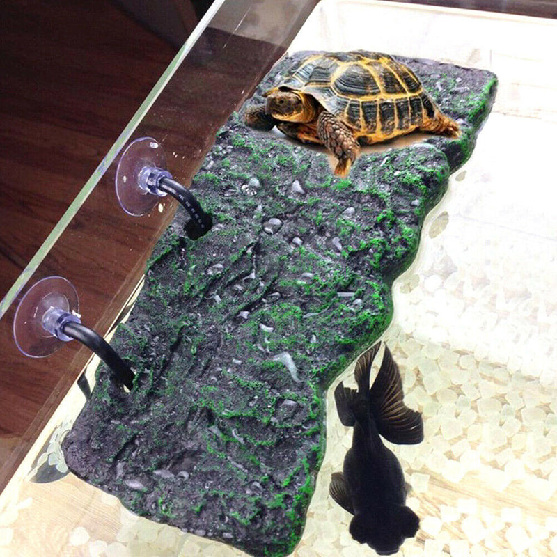 Aquarium Tank Floating Sucking Disc Turtle Dock Basking Terrace Island Platform