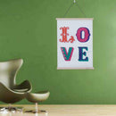 DIY Hanging Embroidery Cross Craft Stitch w/Small wooden clip Home Decor
