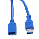 50cm 20" Data Transfer USB 3.0 A Male to Female Extension Cable Blue F7G9