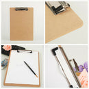 Wooden A5 File Paper Clip Wood Writing Board Metal Clip Document Clipboard   ~ï¼ˆ