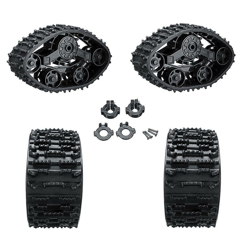 4Pcs Upgrade Track Wheels Replacement For 1/16 WPL B24 C14 Military Truck RC Car