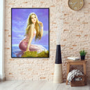 5D Mosaic Poster Picture DIY Beauty Fish Full Round Drill Diamond Painting