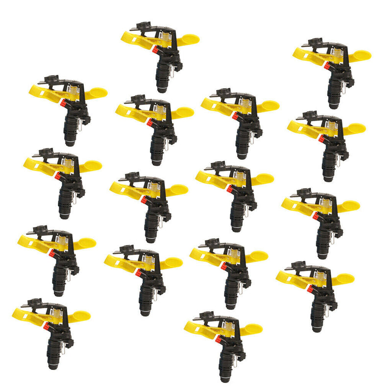 16 Packs Adjustable Watering Sprinkler, Rotating Irrigation Garden Nozzle