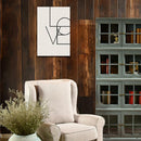 Unframed Modern Art Canvas Oil Painting Nordic Style LOVE Print Wall Decor M