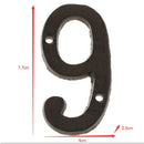 3 &9 Heavy Duty Wrought Iron House Address Number Digits for Door Sign