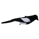 1 Black Hard Plastic Magpie Bird for Hunting Animal Decoy Trap Home Garden Decor