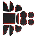 11pcs/set Door Console Non Slip Anti Dust Liners Mats for Dodge Challenger