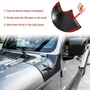 Black Cowl Body Armor Outer Cowling Corner Guard Cover for Jeep Wrangler JL