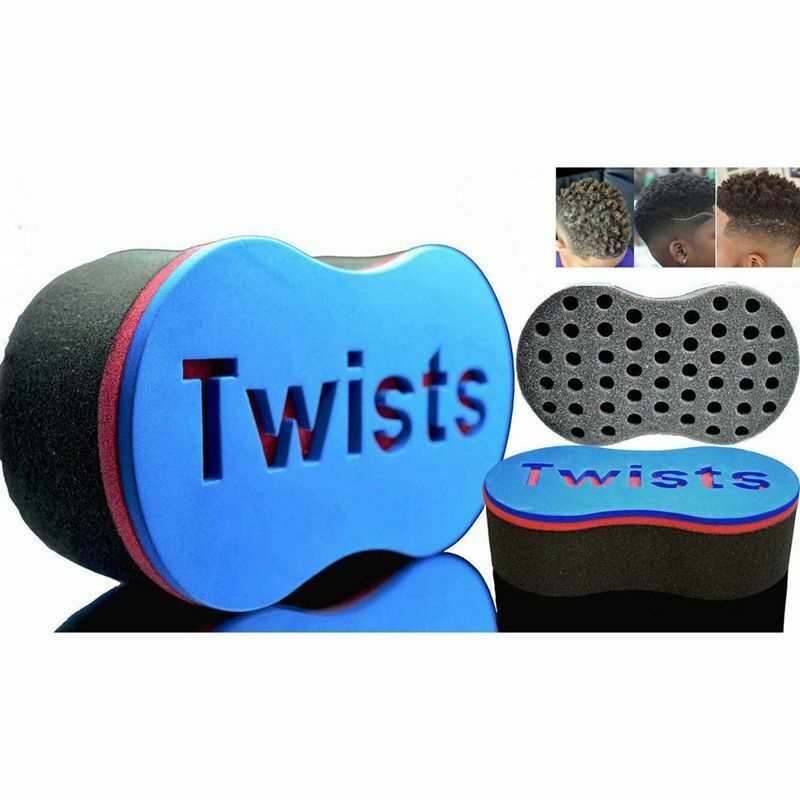 Wave Barber Hair Brush Sponge for Dreads Afro Twist Curl Coil Magic Tool E5T9
