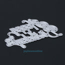 Happy Birthday DIY Metal Scrapbooking Embossing Embroidery Cutting Dies Craft