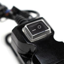Waterproof Dual USB 12V Motorcycle Handlebar Charger Socket w/ Switch & Mounts Z